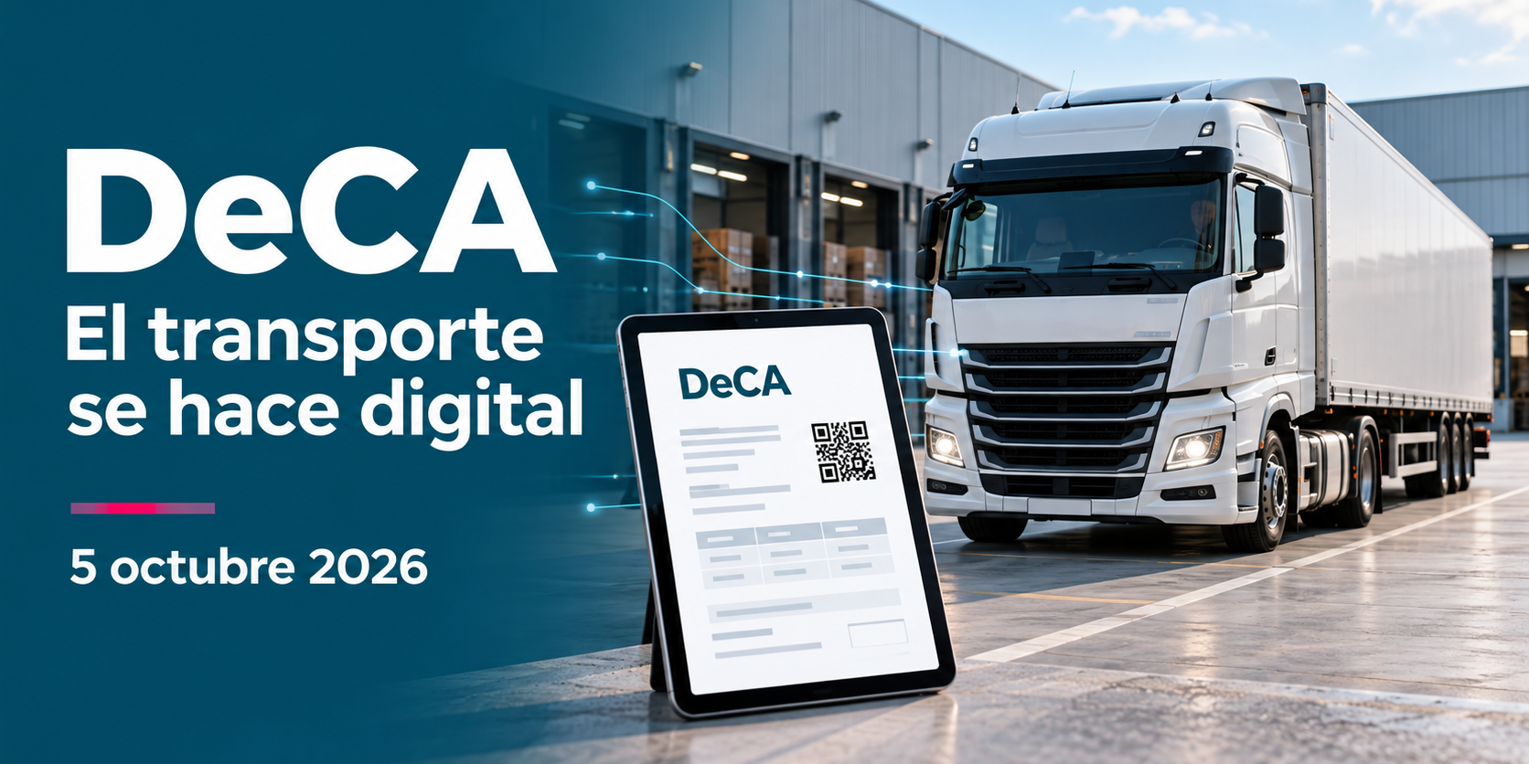 DeCA QR con SCode DeCA, El transporte se hace digital